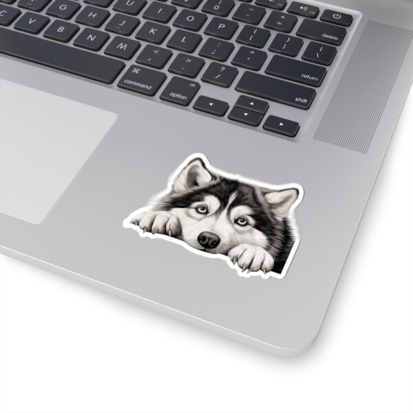 Alaskan Malamute Dog Kiss-Cut Sticker - Perfect for Pet Lovers & Laptop Decor