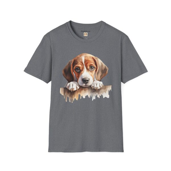Beagle Puppy Dog T-Shirt - Unisex Softstyle Tee - Image 36