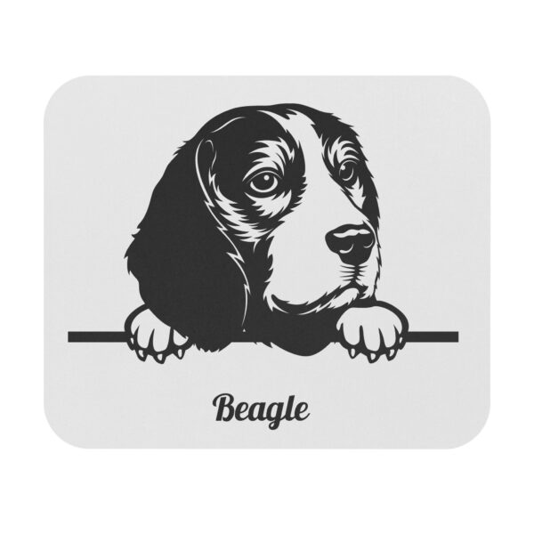 Beagle Dog Mouse Pad - Cute Pet Design for Dog Lovers - Image 2