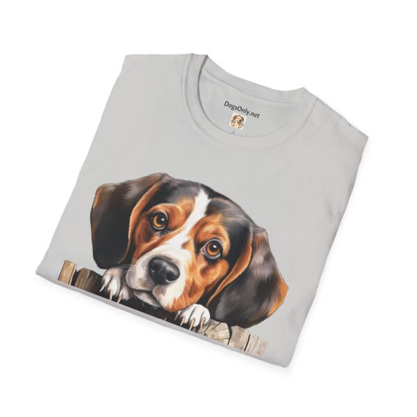 Beagle-2 Dog T-Shirt - Unisex Softstyle Tee - Image 19