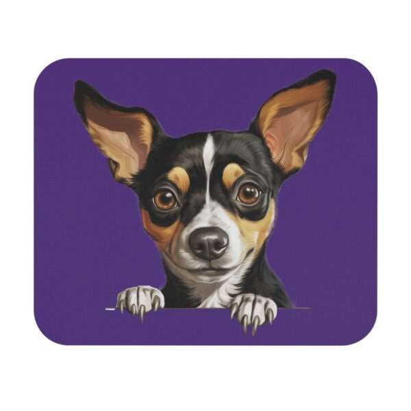 Rat Terrier Mouse Pad -Purple Pet Design for Dog Lovers - Image 2