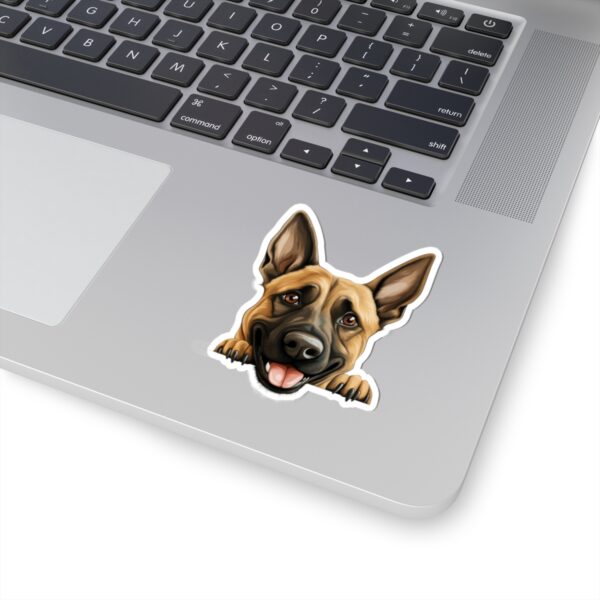 Belgian Malinois Dog Kiss-Cut Sticker - Perfect for Pet Lovers & Laptop Decor