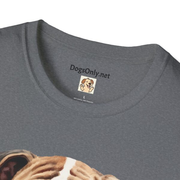 Bulldog-1 T-Shirt - Unisex Softstyle Tee - Image 43