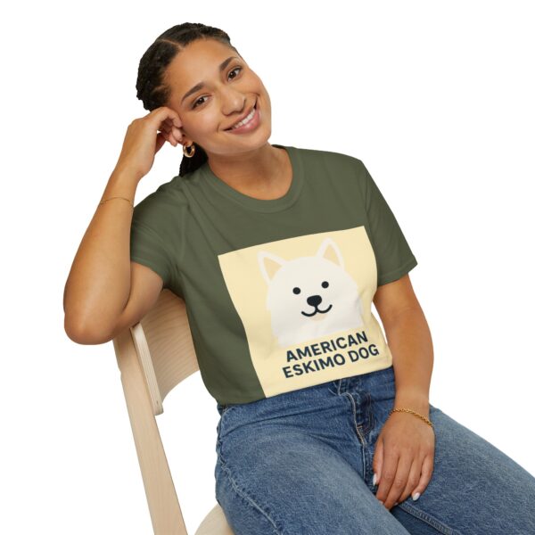 American Eskimo Dog T-Shirt - Unisex Softstyle Tee - Image 20