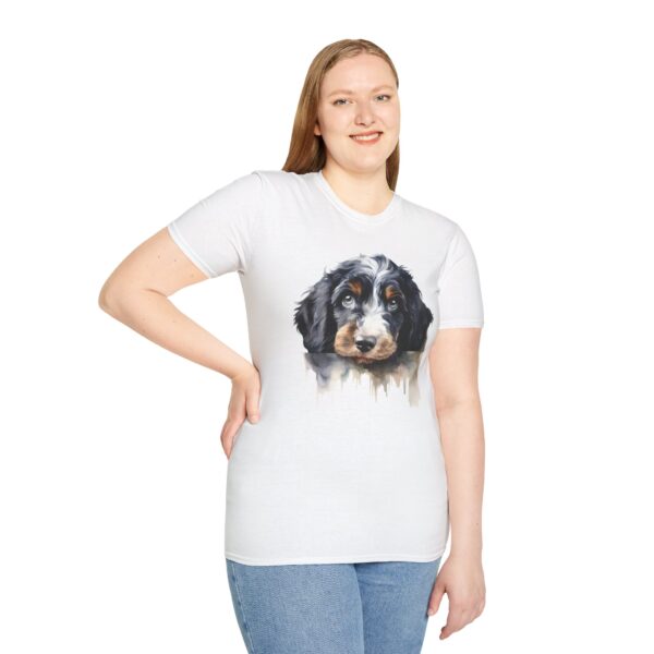 Bernedoodle Dog T-Shirt - Unisex Softstyle Tee - Image 15