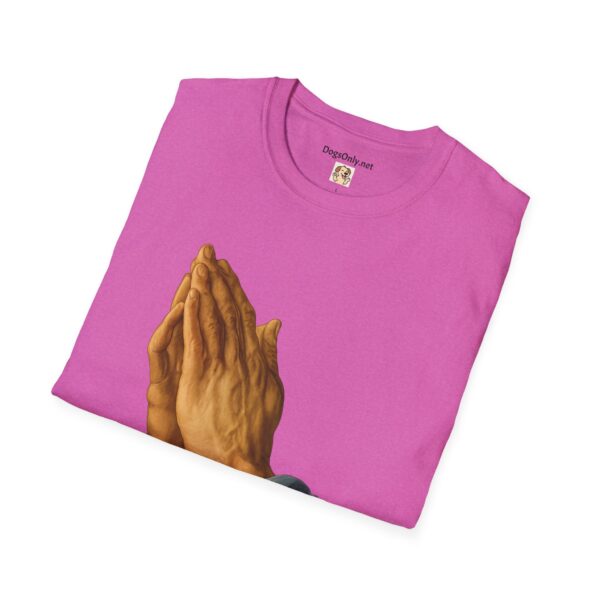 Inspirational Prayer Hands T-Shirt - Unisex Softstyle Tee - Image 59