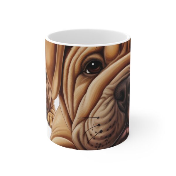 This Shar Pei 11 oz white mug exudes warmth and coziness - Image 2