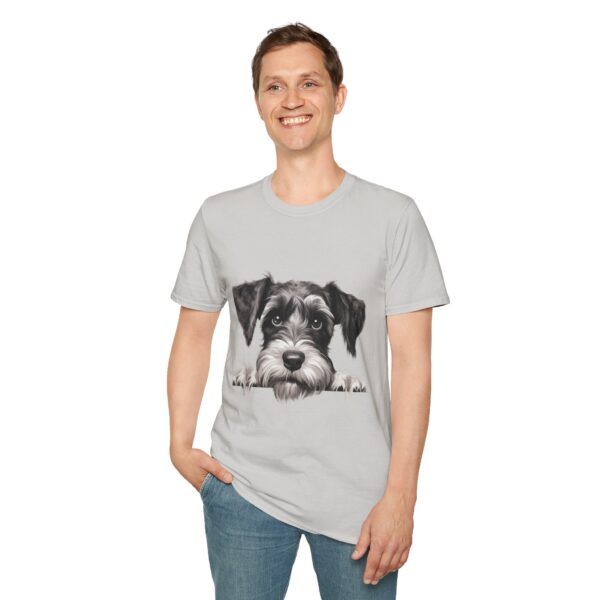 Standard Schnauzer Dog T-Shirt - Unisex Softstyle Tee - Image 21