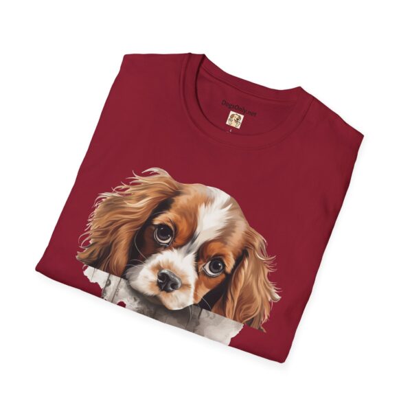 Cavalier King Charles Spaniel Dog T-Shirt - Unisex Softstyle Tee - Image 64