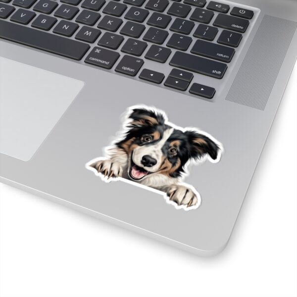 Collie Dog Kiss-Cut Sticker - Perfect for Pet Lovers & Laptop Decor