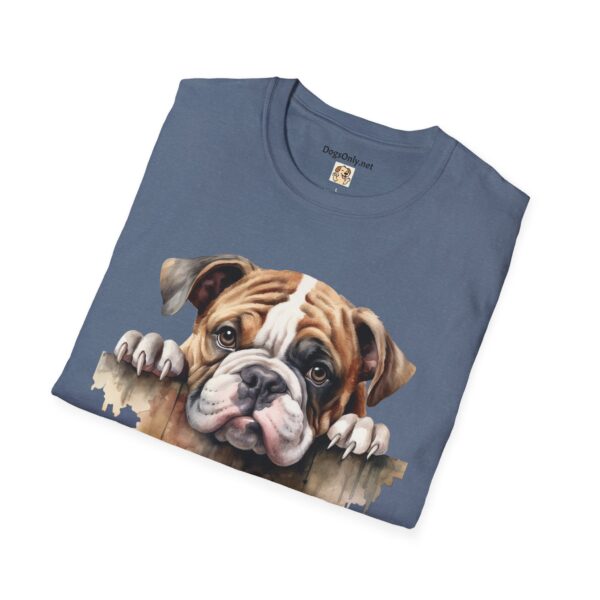 Bulldog-1 T-Shirt - Unisex Softstyle Tee - Image 10