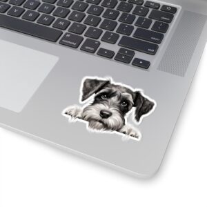 Standard Schnauzer Dog Kiss-Cut Sticker - Perfect for Pet Lovers & Laptop Decor