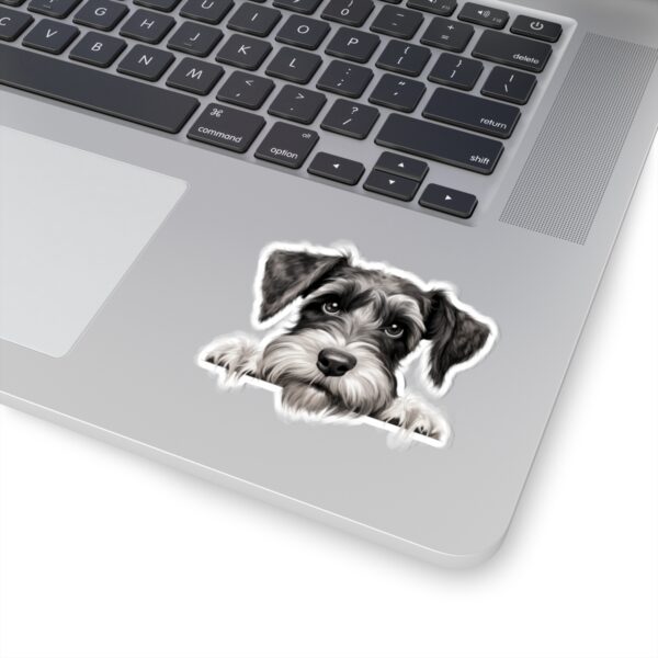 Standard Schnauzer Dog Kiss-Cut Sticker - Perfect for Pet Lovers & Laptop Decor