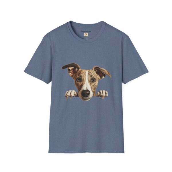 Whippet Dog T-Shirt - Unisex Softstyle Tee - Image 41