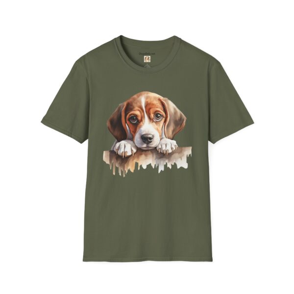 Beagle Puppy Dog T-Shirt - Unisex Softstyle Tee - Image 26