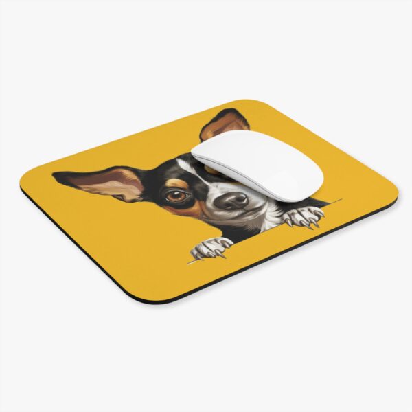 Rat Terrier Mouse Pad -Yellow Pet Design for Dog Lovers - Image 4