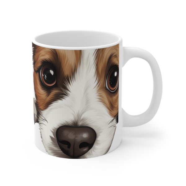 Jack Russell Terrier 11 oz  Cute Puppy Mug - Adorable Dog Design - Perfect for Pet Lovers - Image 4