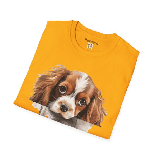 Cavalier King Charles Spaniel Dog T-Shirt - Unisex Softstyle Tee - Image 29