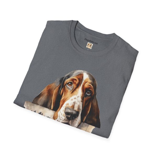 Bassett Hound Dog T-Shirt - Unisex Softstyle Tee - Image 40