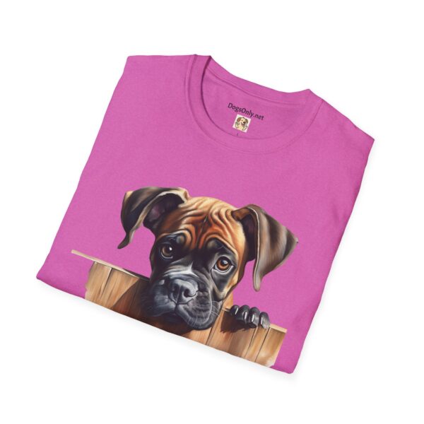 Boxer Dog T-Shirt - Unisex Softstyle Tee - Image 59