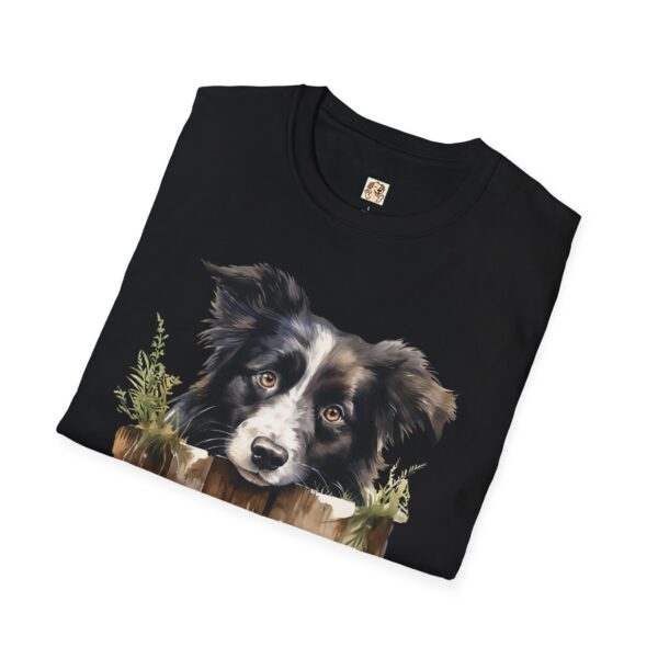 Border Collie Dog T-Shirt - Unisex Softstyle Tee - Image 16