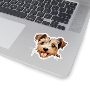 Biewer Terrier Dog Kiss-Cut Sticker - Perfect for Pet Lovers & Laptop Decor