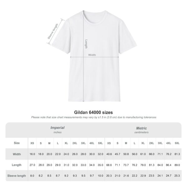 Border Collie Dog T-Shirt - Unisex Softstyle Tee - Image 11
