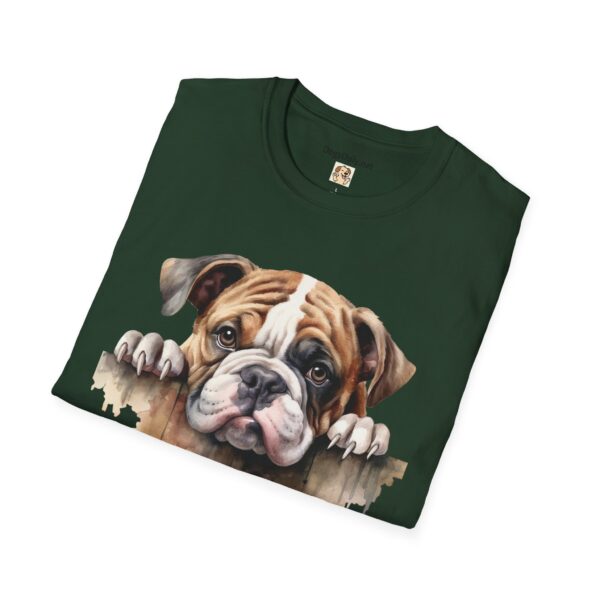 Bulldog-1 T-Shirt - Unisex Softstyle Tee - Image 39