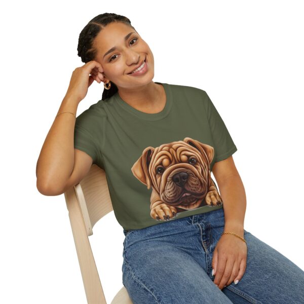 Shar-Pei T-Shirt - Unisex Softstyle Tee - Image 30