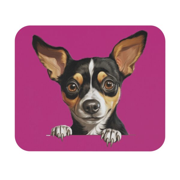 Rat Terrier Mouse Pad -Pink Pet Design for Dog Lovers - Image 2