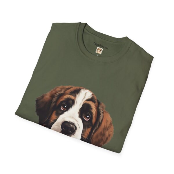 Saint Bernard Dog T-Shirt - Unisex Softstyle Tee - Image 29