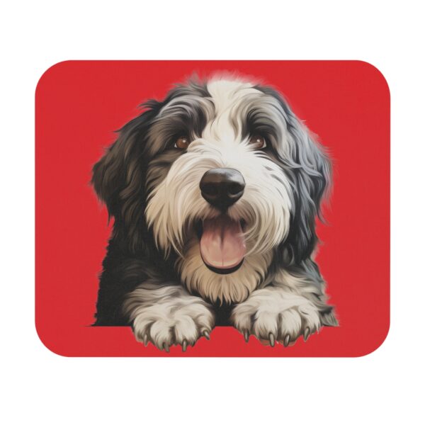 Old English Sheepdog Mouse Pad  - Pet Design for Dog Lovers - Image 2