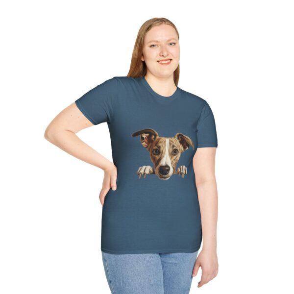 Whippet Dog T-Shirt - Unisex Softstyle Tee - Image 50