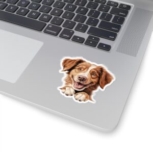Nova Scotia Duck Tolling Retriever  Dog Kiss-Cut Sticker - Perfect for Pet Lovers & Laptop Decor
