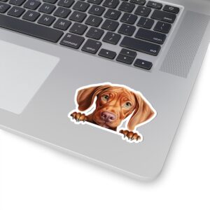 Vizsla Dog Kiss-Cut Sticker - Perfect for Pet Lovers & Laptop Decor