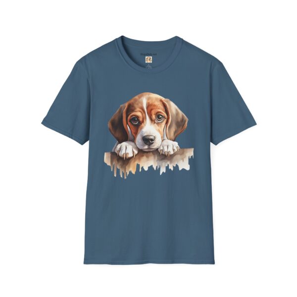 Beagle Puppy Dog T-Shirt - Unisex Softstyle Tee - Image 46