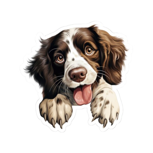English Springer Spaniel Dog Kiss-Cut Sticker - Perfect for Pet Lovers & Laptop Decor - Image 2