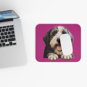 Old English Sheepdog Mouse Pad  - Pet Design for Dog Lovers