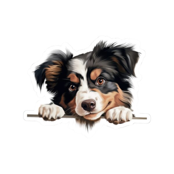 Miniature American Dog Kiss-Cut Sticker - Perfect for Pet Lovers & Laptop Decor - Image 2