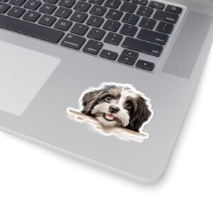 Havanese Dog Kiss-Cut Sticker - Perfect for Pet Lovers & Laptop Decor