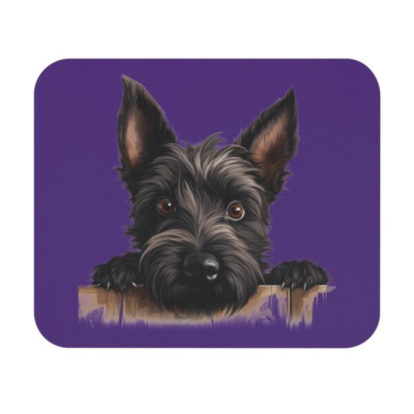 Scottish Terrier Mouse Pad -Purple Pet Design for Dog Lovers - Image 2