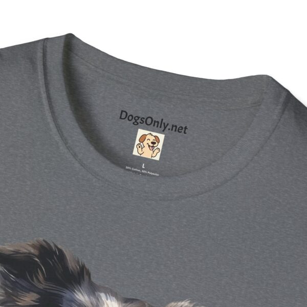 Border Collie Dog T-Shirt - Unisex Softstyle Tee - Image 44