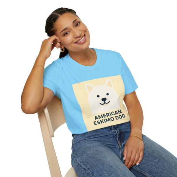 American Eskimo Dog T-Shirt - Unisex Softstyle Tee - Image 35