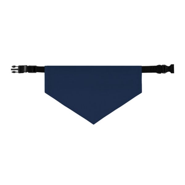 Navy Stylish Pet Bandana Collar for Dogs - Fashionable and Comfortable - Image 2