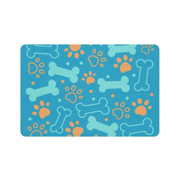 Bone & Paw Print Design (12x18) - Turquoise - Image 2