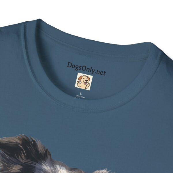 Border Collie Dog T-Shirt - Unisex Softstyle Tee - Image 59