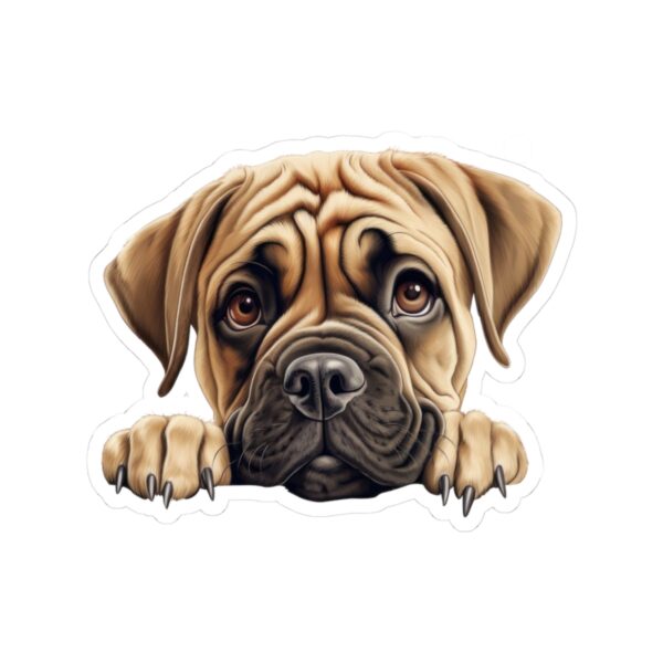 Bullmastiff Dog Kiss-Cut Sticker - Perfect for Pet Lovers & Laptop Decor - Image 2