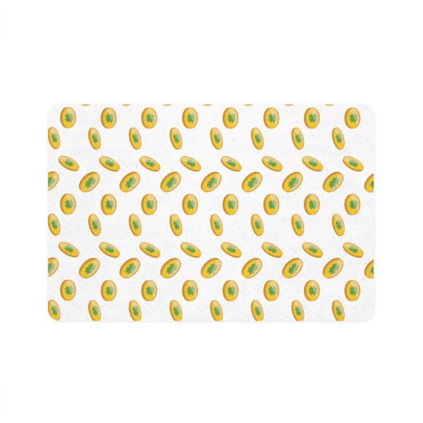 Vibrant Dog Feeding Mat - 12x18 Non-Slip Design for Cats and Dogs-White - Image 2