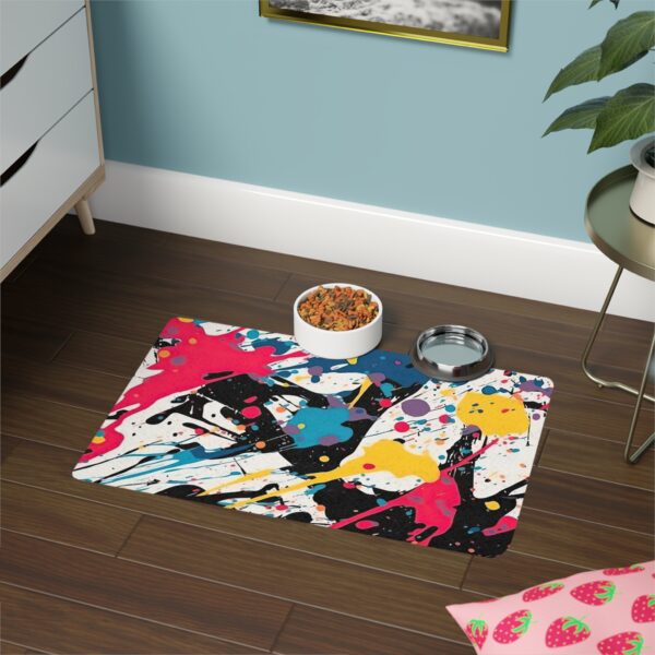 Abstract Design 8 Dog Feeding Mat (12x18)