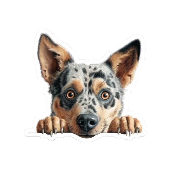 Australian Cattle Dog Kiss-Cut Sticker - Perfect for Pet Lovers & Laptop Decor - Image 2